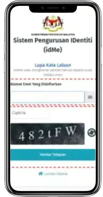 idme password forgot